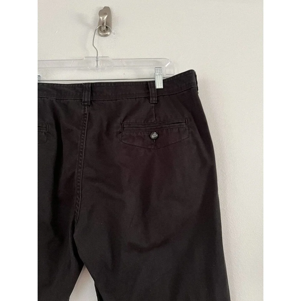 Hudson North Black Straight Leg Mens Chino Pants Size 36x30 - Picture 4 of 6